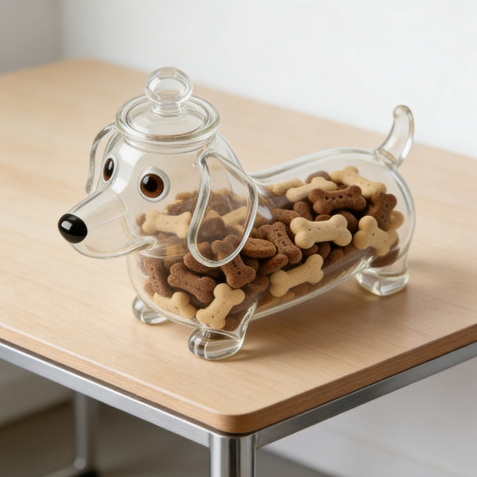 Dachshund Dog Jar (Dachshund Whiskey Bottle 01)