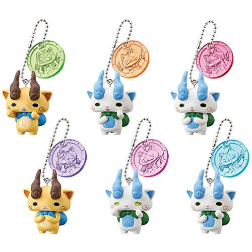 NEW Bandai Youkai Watch amulet Keychain Komasan set of 6 From Japan F/S NEW Bandai Youkai Watch amulet Keychain Komasan set of 6 From Japan F/S