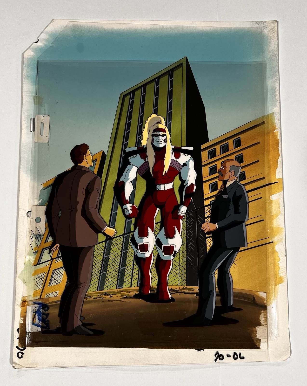 X-men 1992 Animated Cartoon Show Production Art Cel Omega Red