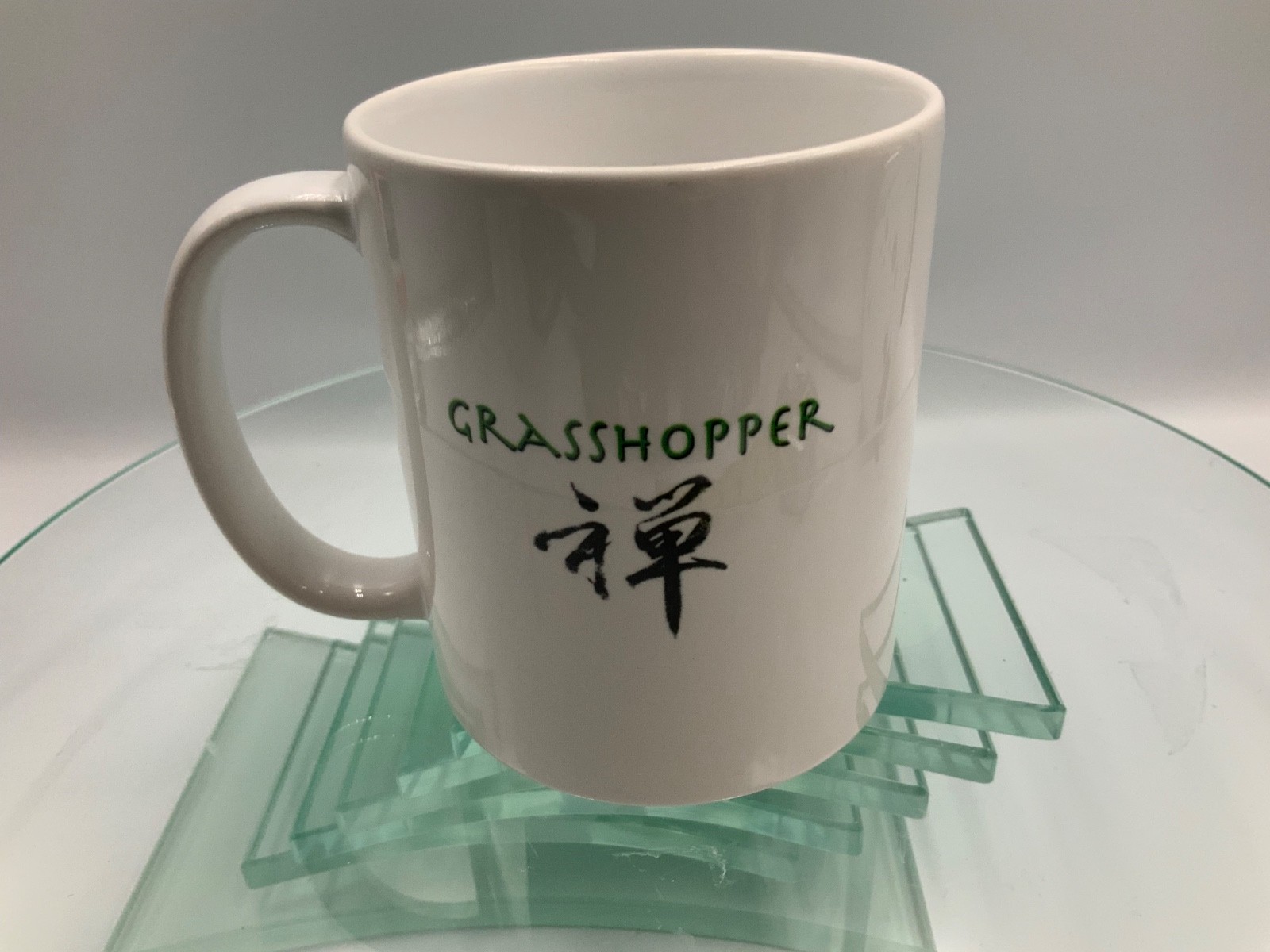 VTG 1974 Kung Fu David Carradine is GRASSHOPPER Martial Arts TV Show 8 oz MUG