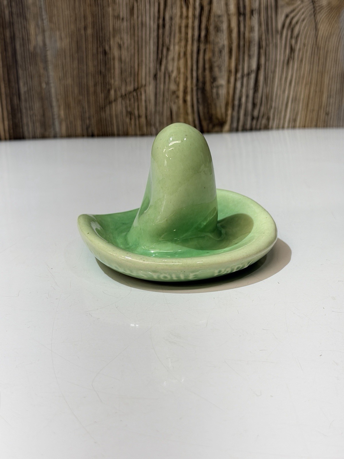 Vintage Bauer pottery cowboy hat ashtray marked 
