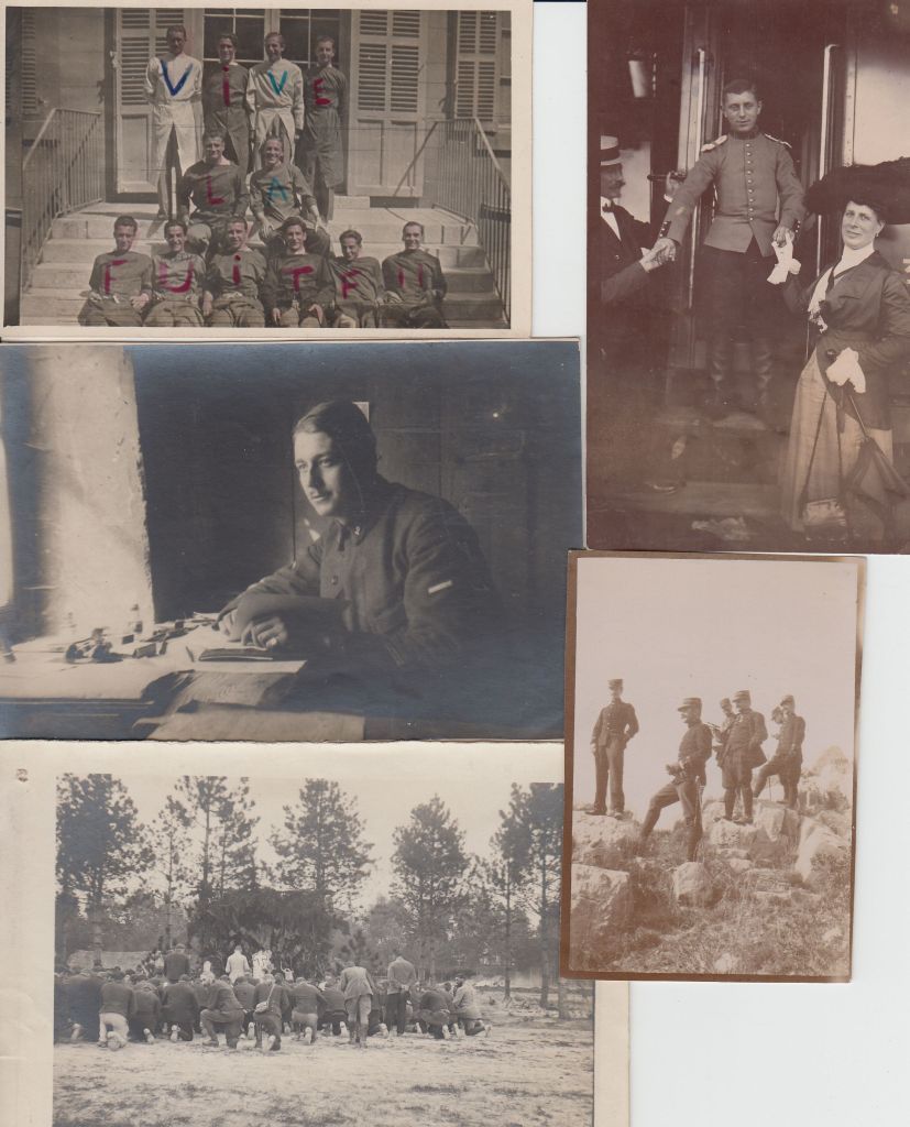 MILITARY WW1 (1916-1918) 37 Vintage Postcards, Pre-1940 Photos (L5034)
