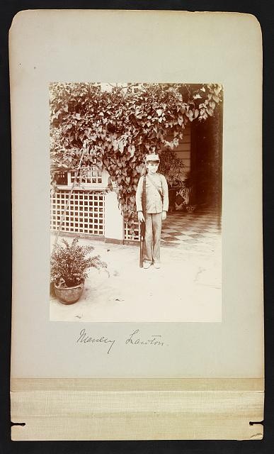 Manila Philippines Manley C Lawton U.S. Army Bugler Spanish-American War 1898
