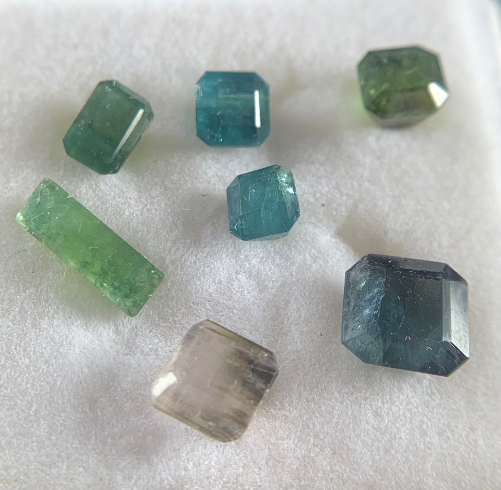 6.0 CT Afghan Mix Colour Tourmaline Lot: Mixed Tourmaline Gemstones