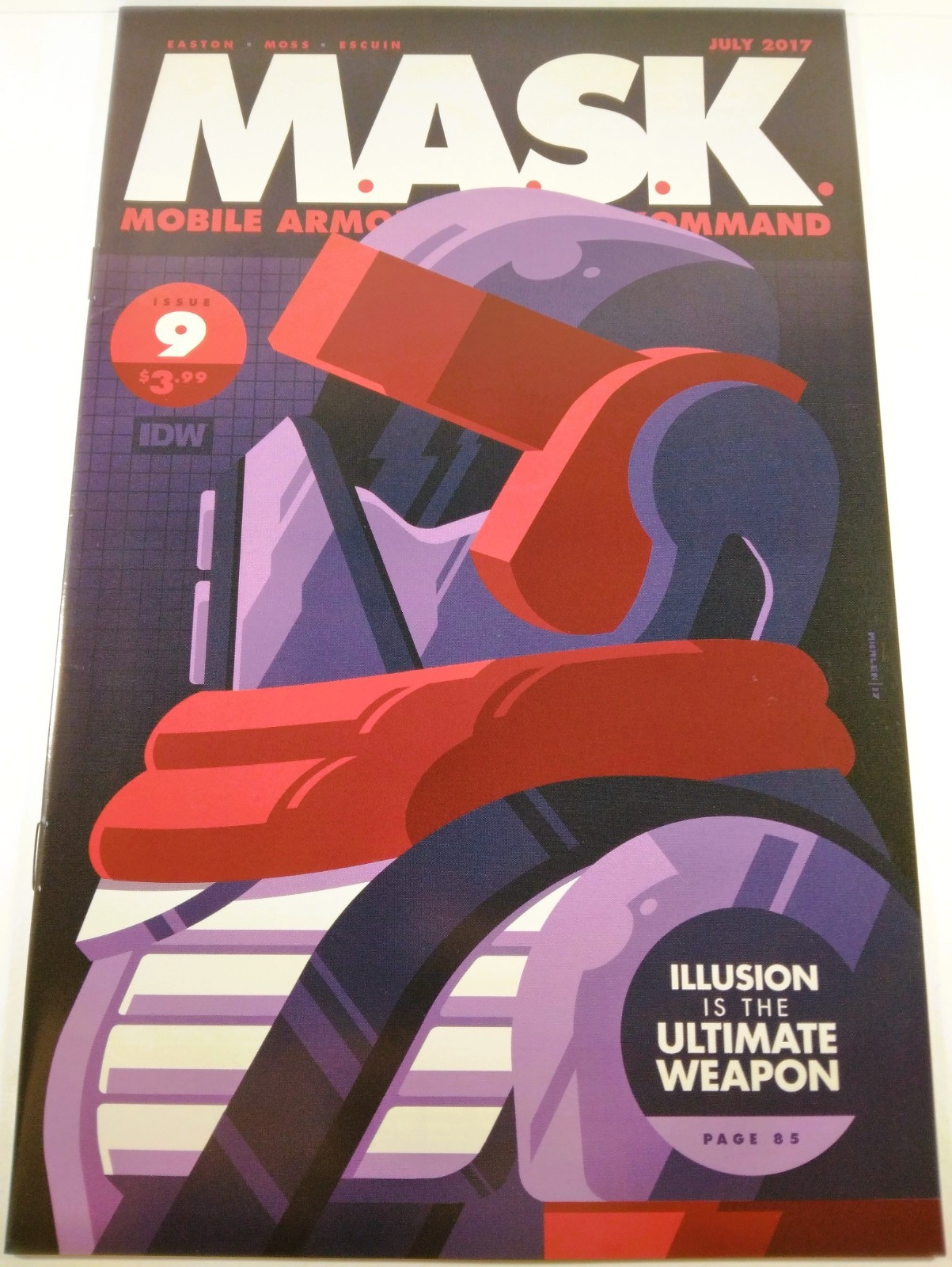 💥🤖 MASK #9 TOM WHALEN VARIANT B MOBILE ARMORED STRIKE KOMMAND GI JOE IDW 2017