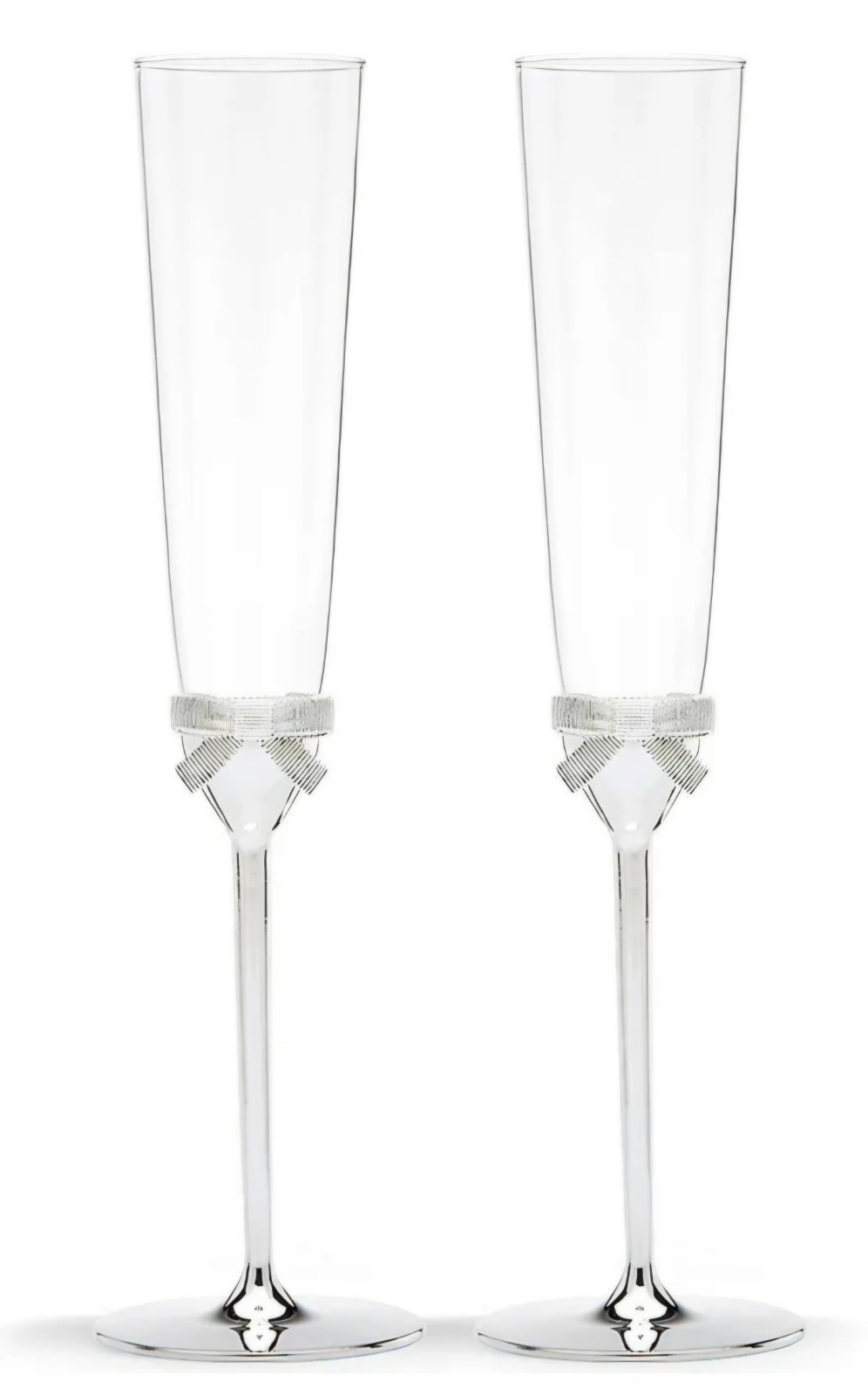 Kate Spade Grace Avenue Champagne Toasting Flute Pair Set of 2 New In Box