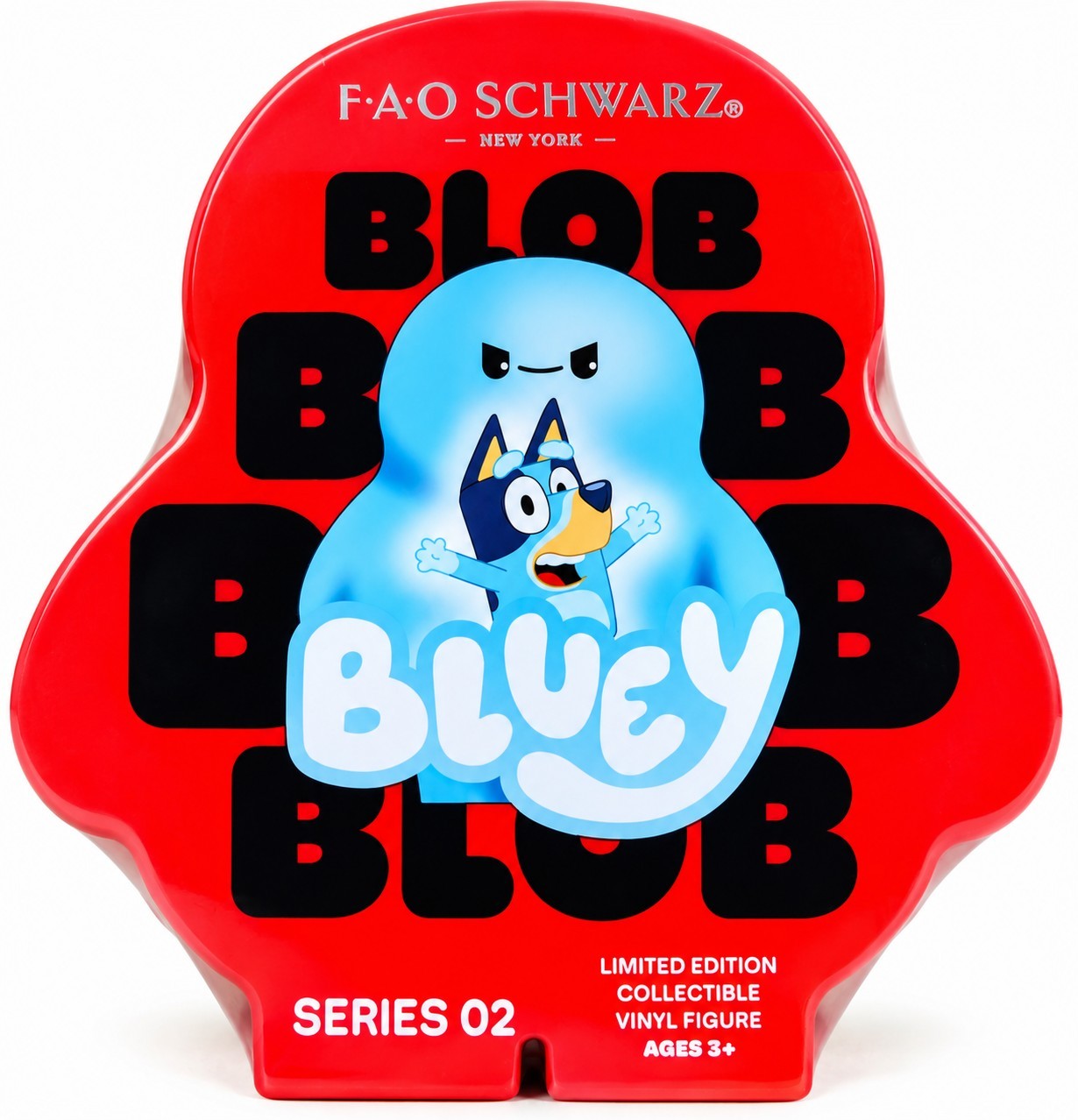 FAO Schwarz Bluey Blob Series 02 Limited Edition Vinyl Figure NEW Sealed NEW