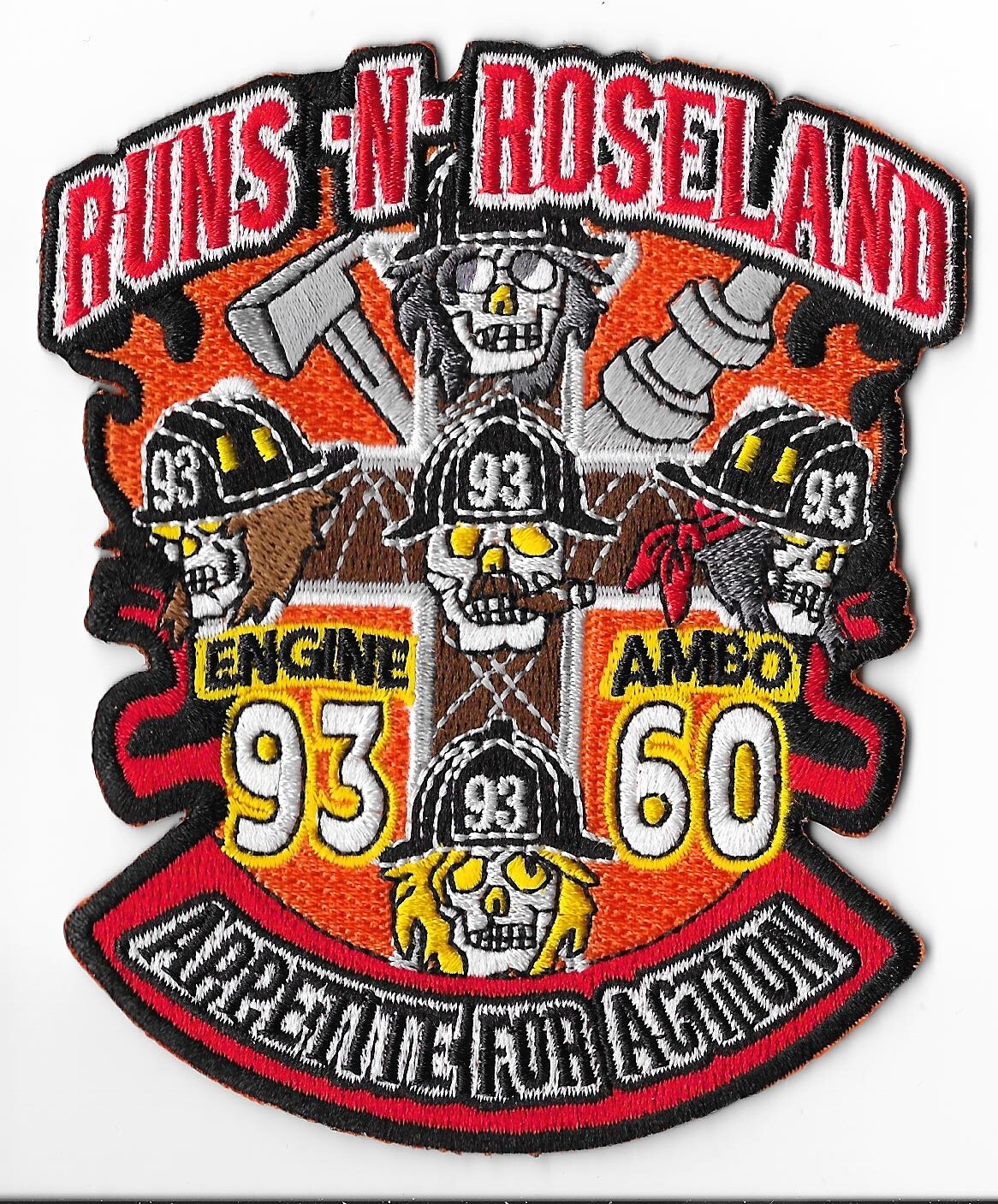 Chicago Fire Department, Illinois Engine 93 Ambulance 60 Patch V1