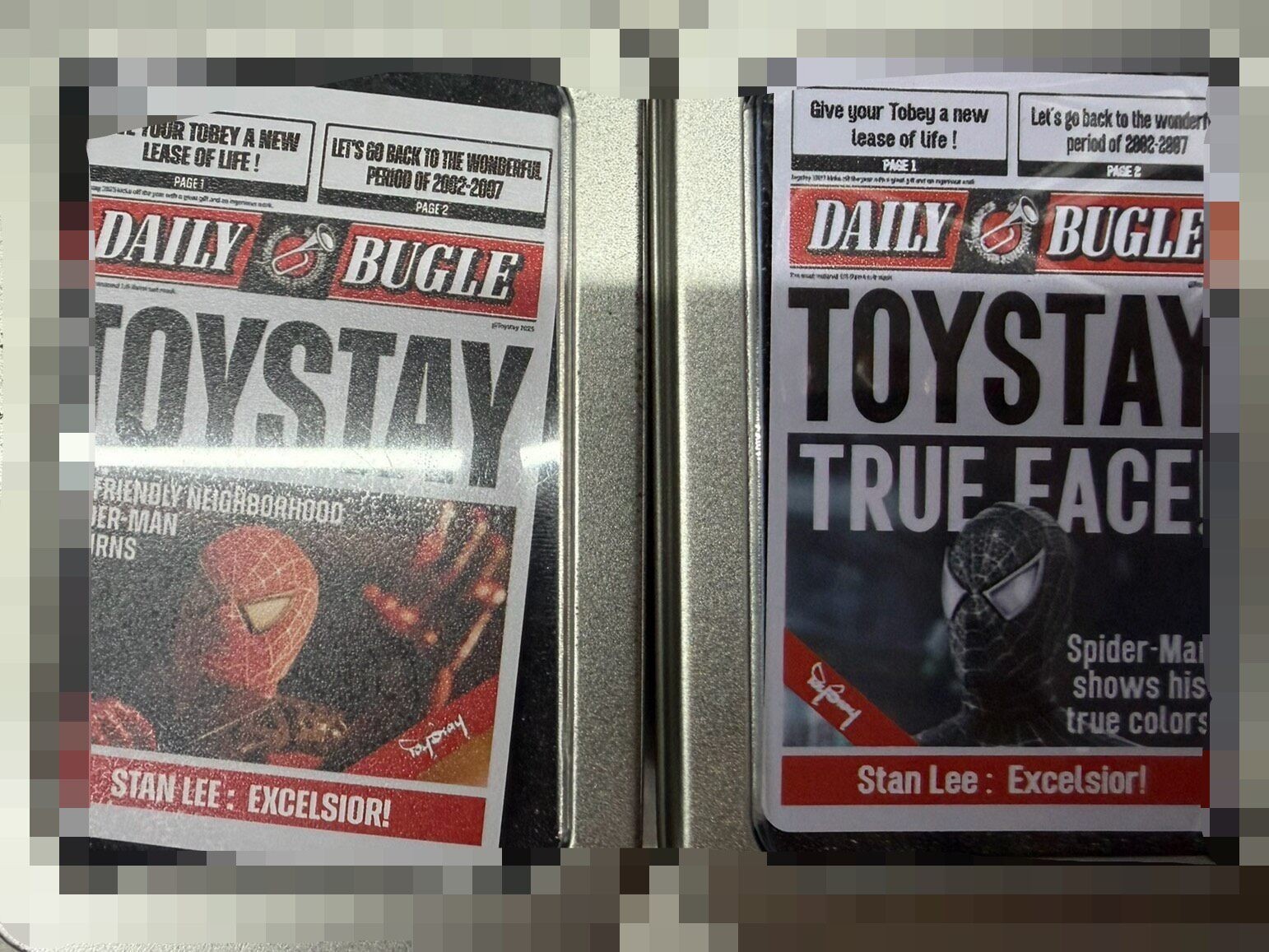 toystay  1/6  spider  man head 2 pcs