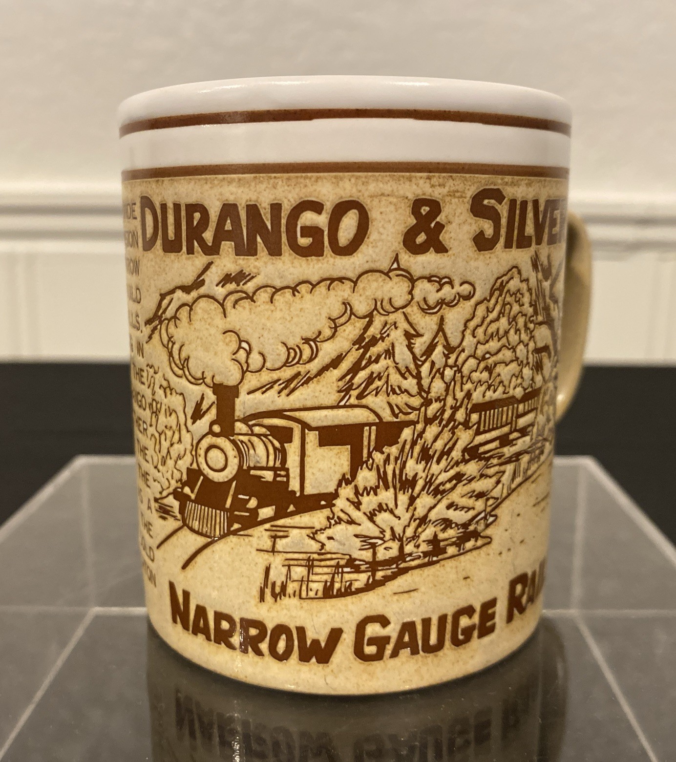 Durango Silverton Narrow Gauge Railroad Vintage Colorado Mug Petley Japan NOS
