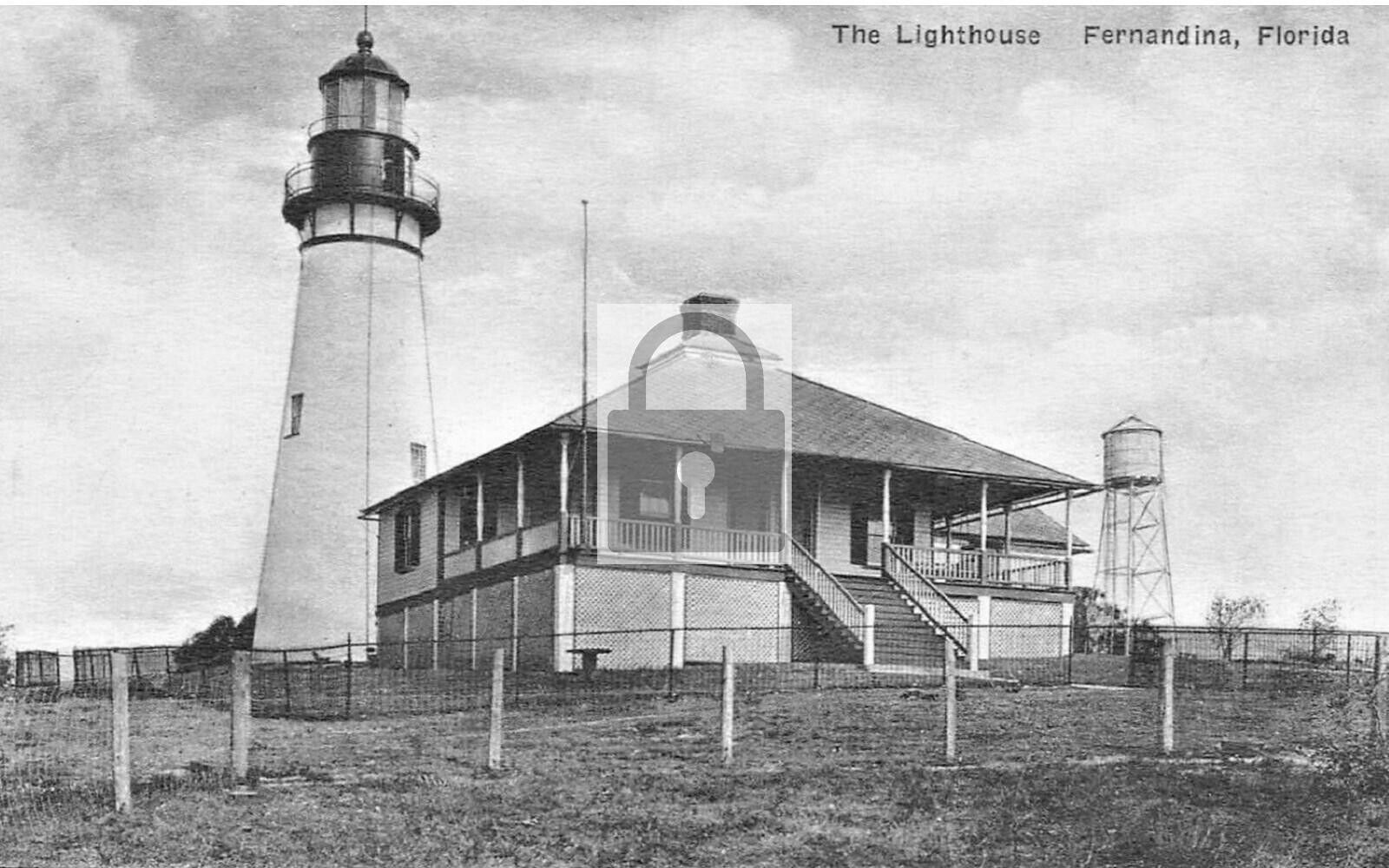 The Lighthouse Fernandina Florida FL Reprint Postcard