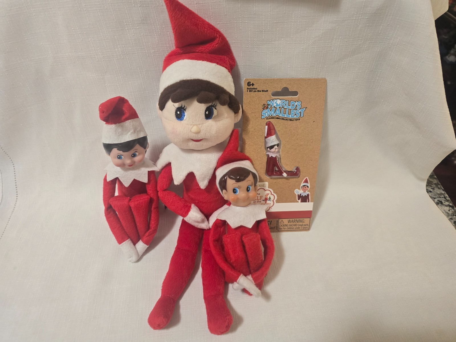 4 Elf On The Shelf Boys Girl & World Smallest