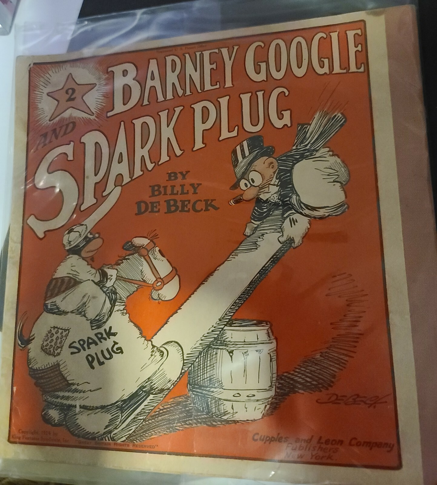 1923 - Barney Google and Spark Plug Comic #2 By King Features Syndicate