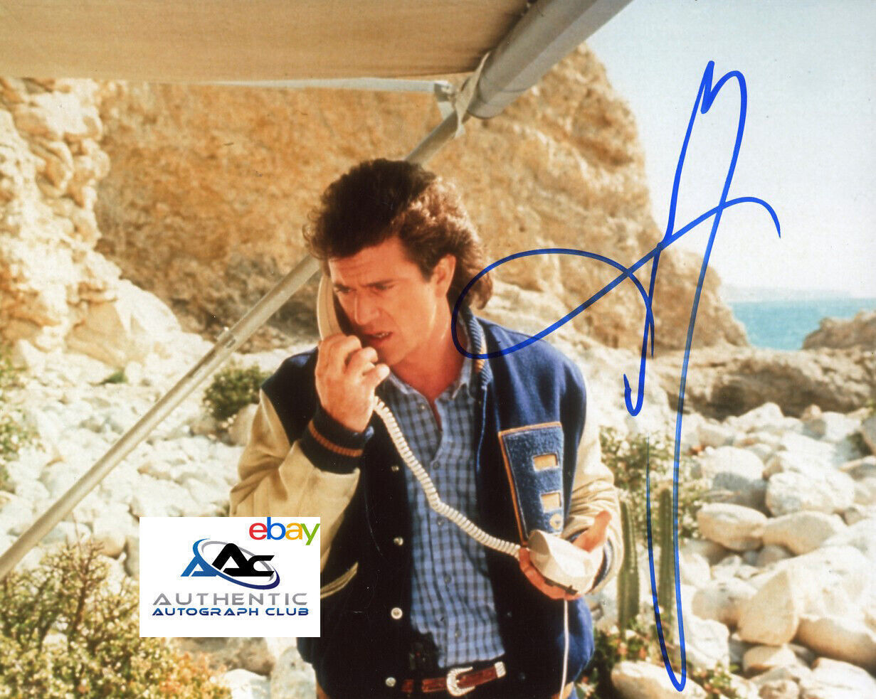 MEL GIBSON AUTOGRAPH SIGNED 8x10 PHOTO BRAVEHEART LETHAL WEAPON MAD MAX COA