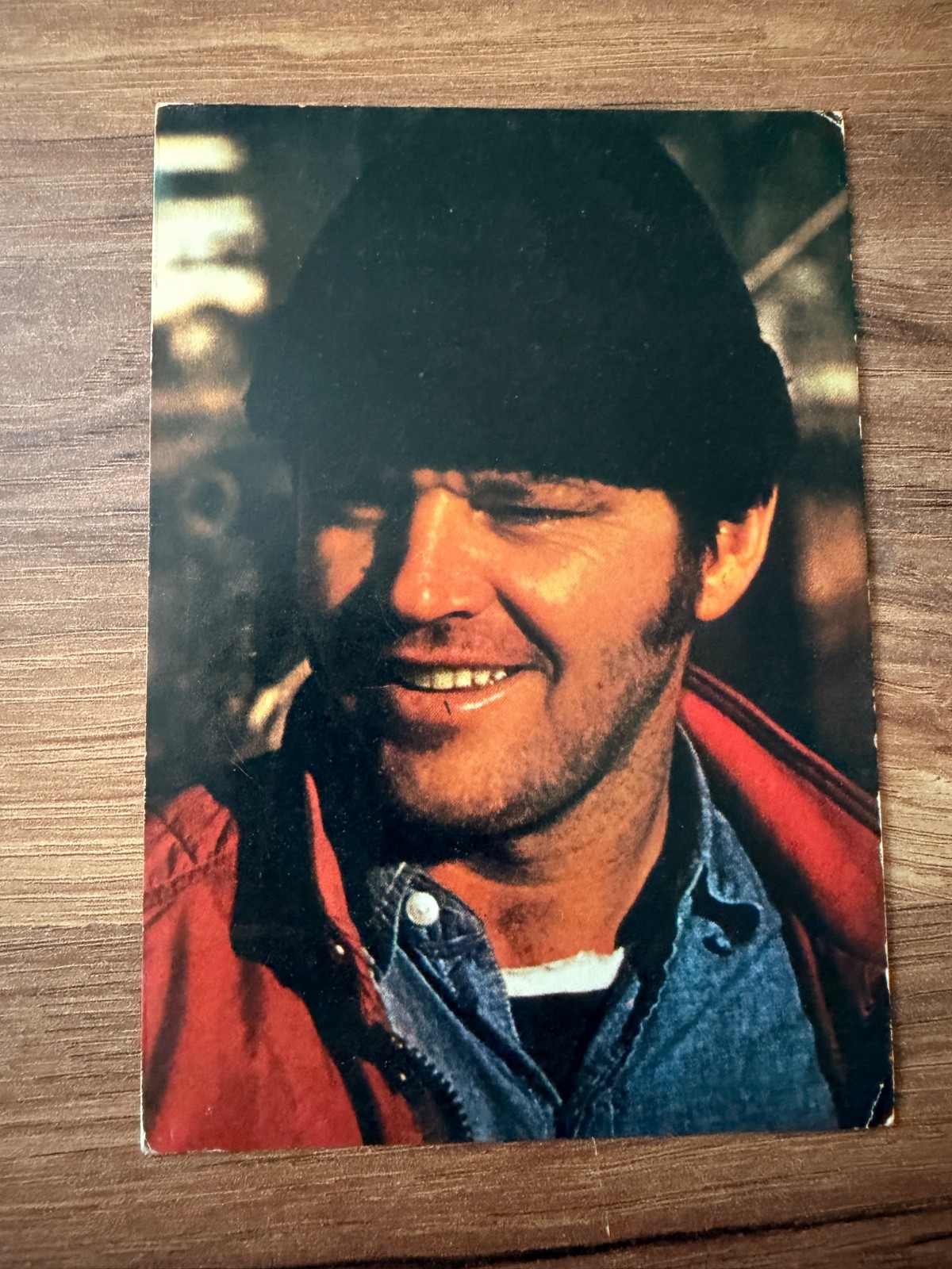 Rare Jack Nicholson Vintage Turkish Postcard The Shining Batman Hollywood