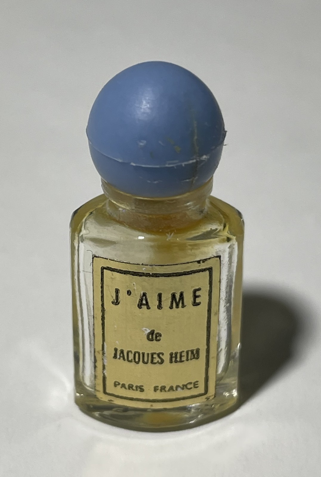 Vintage J\'aime de Jaques Heim Micro Mini Perfume Bottle, Paris  France