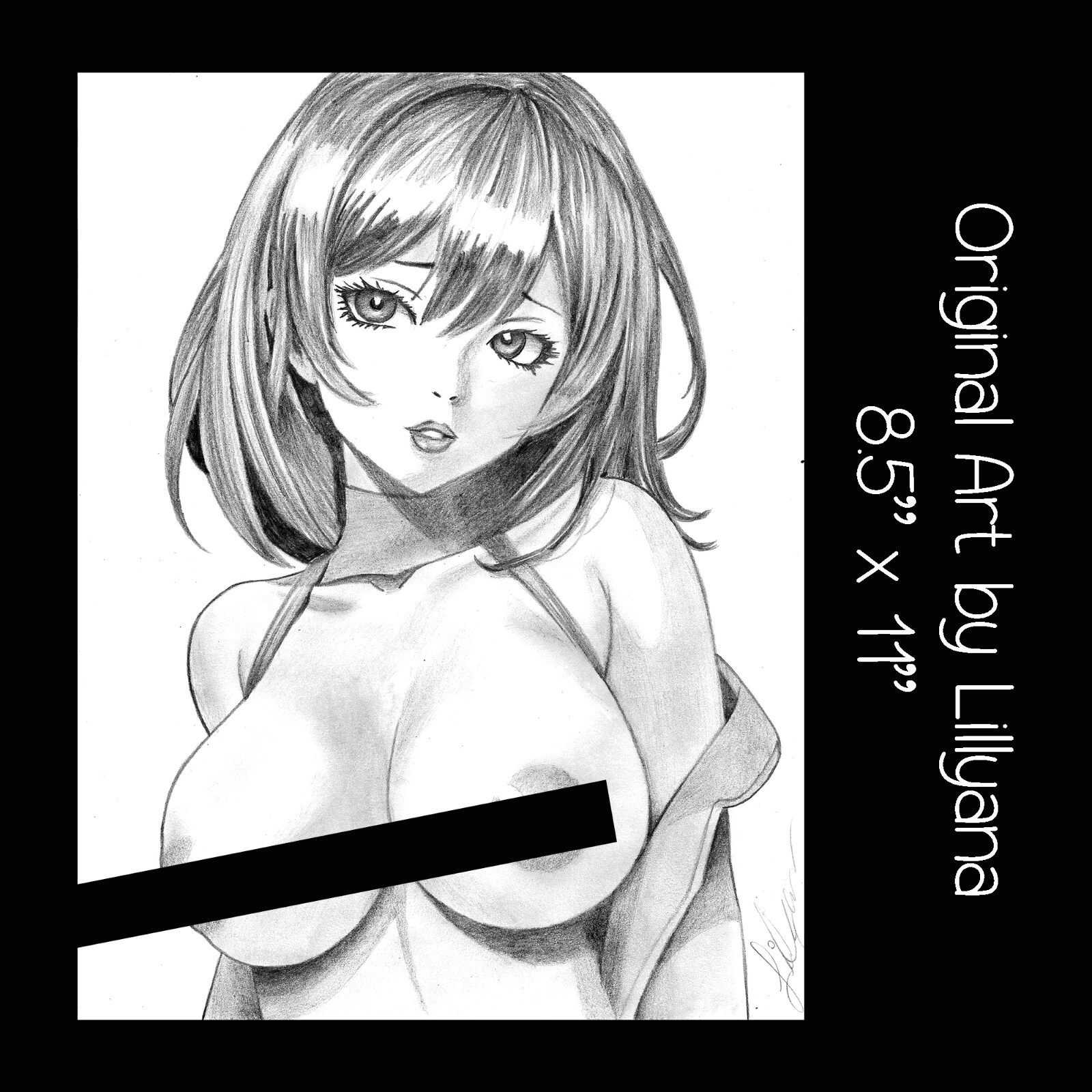 Sexy Anime Ecchi Manga Pinup Girl Art Comic Sketch Drawing Signed OFFICIAL PRINT Sexy Anime Ecchi Manga Pinup Girl Art Comic Sketch Drawing Signed OFFICIAL PRINT