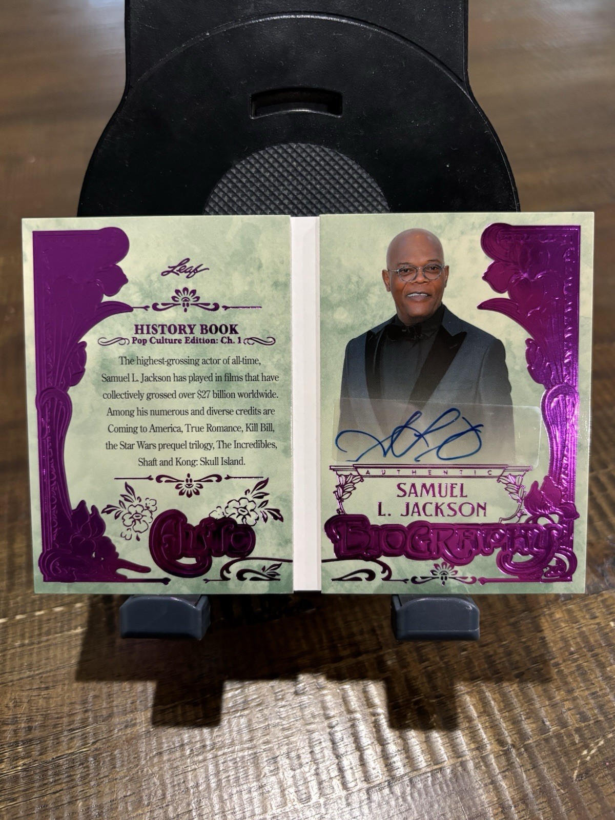 2024 Leaf Auto Biography- Samual L. Jackson History Book /10