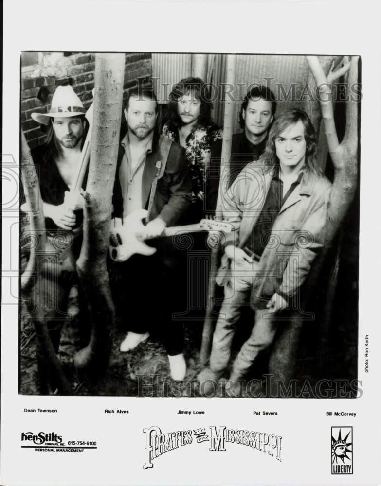 Press Photo Pirates of the Mississippi Band Members - lrp83175