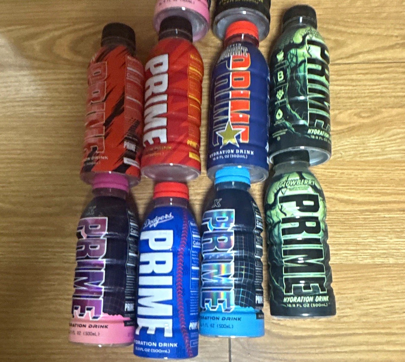 PRIME Hydration Drink Bottles. Fully Sealed. Sold as set