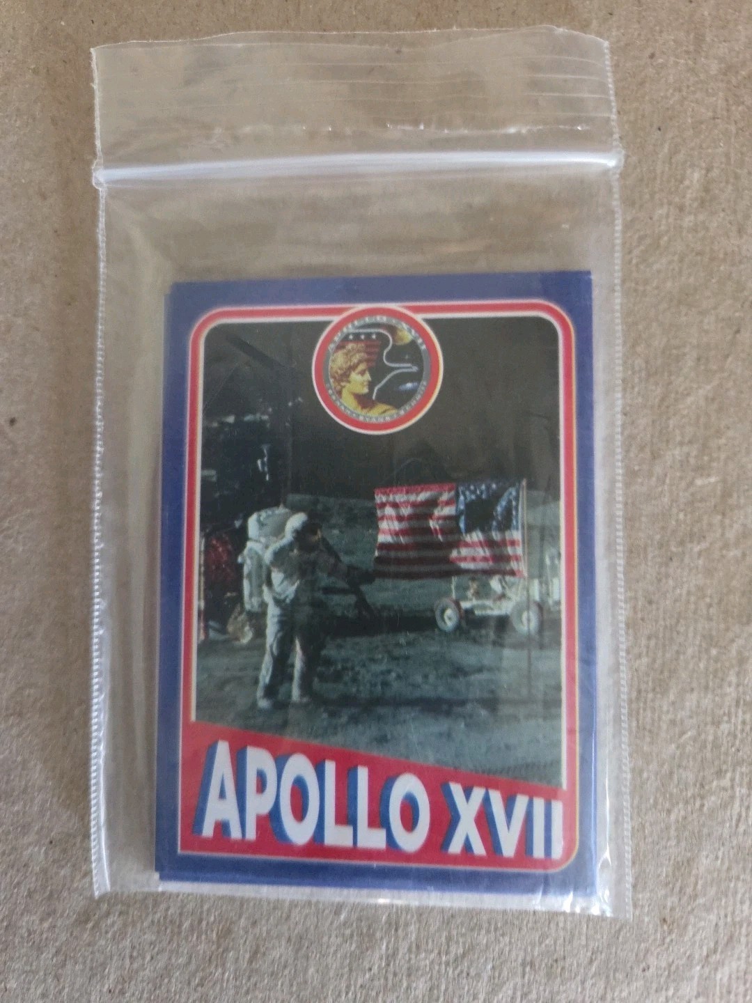 APOLLO 17 Kennedy Space Center Commemorative 50th Anniversary 5 Piece Card Set