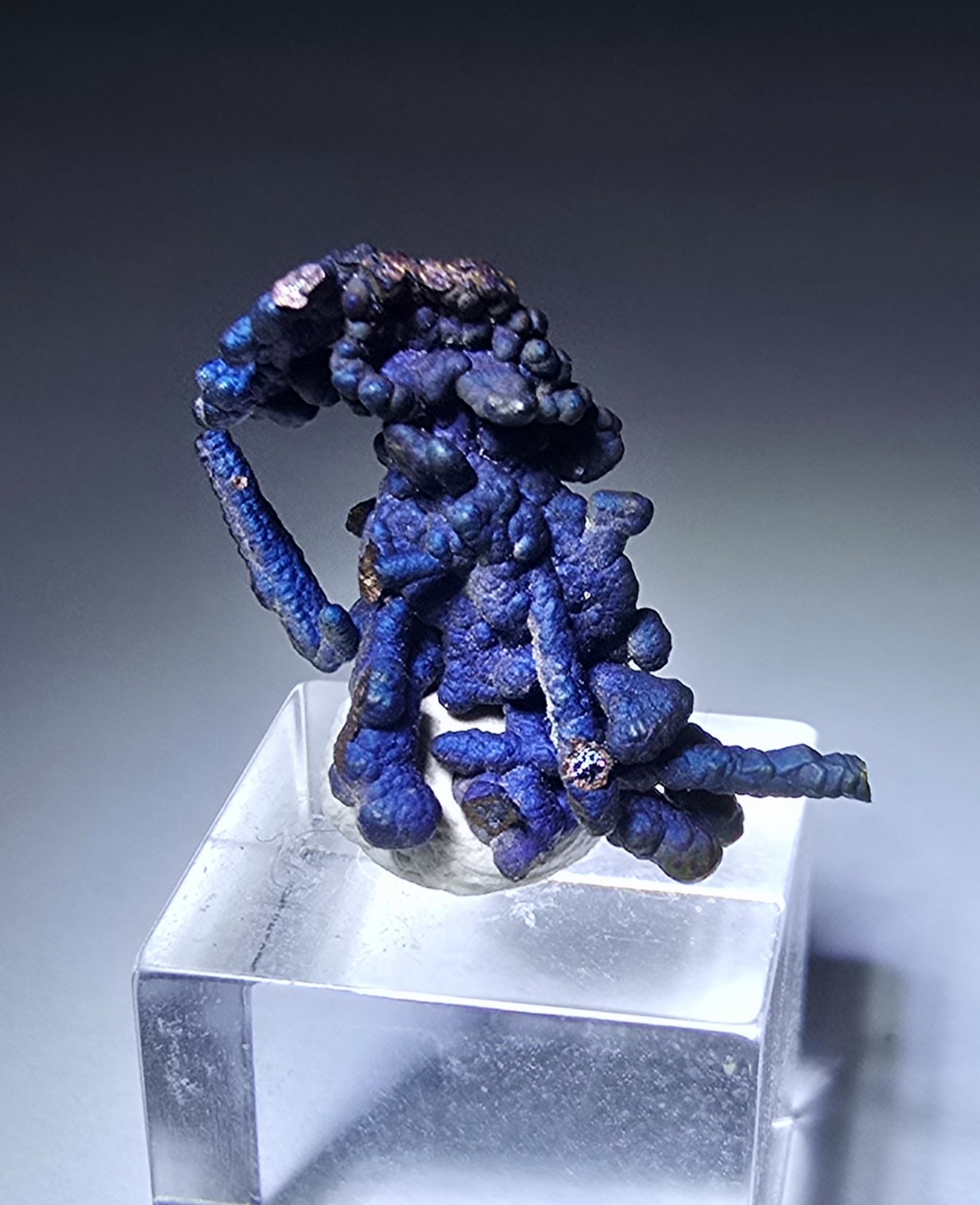 ***RARE-Iridescent Chalcocite Chalcopyrite ps Djurleite crystals, mine China*** ***RARE-Iridescent Chalcocite Chalcopyrite ps Djurleite crystals, mine China***