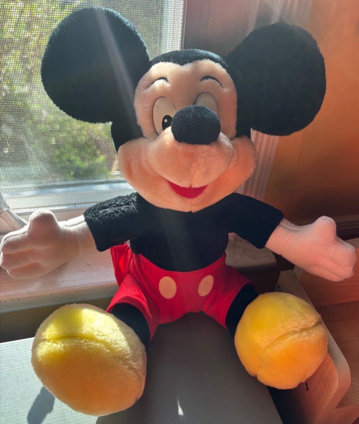 Vintage Walt Disney World Mickey Mouse plush