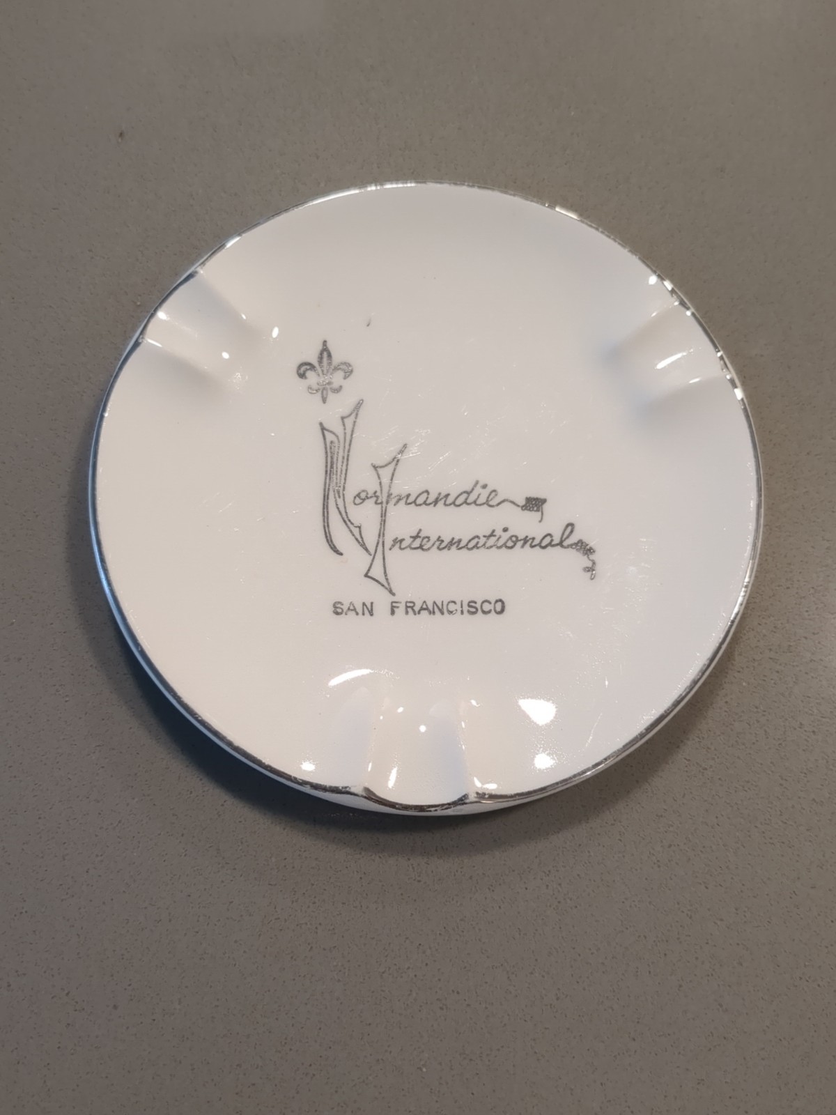 Vintage 60s Ashtray Normandie International Restaurant San Francisco California