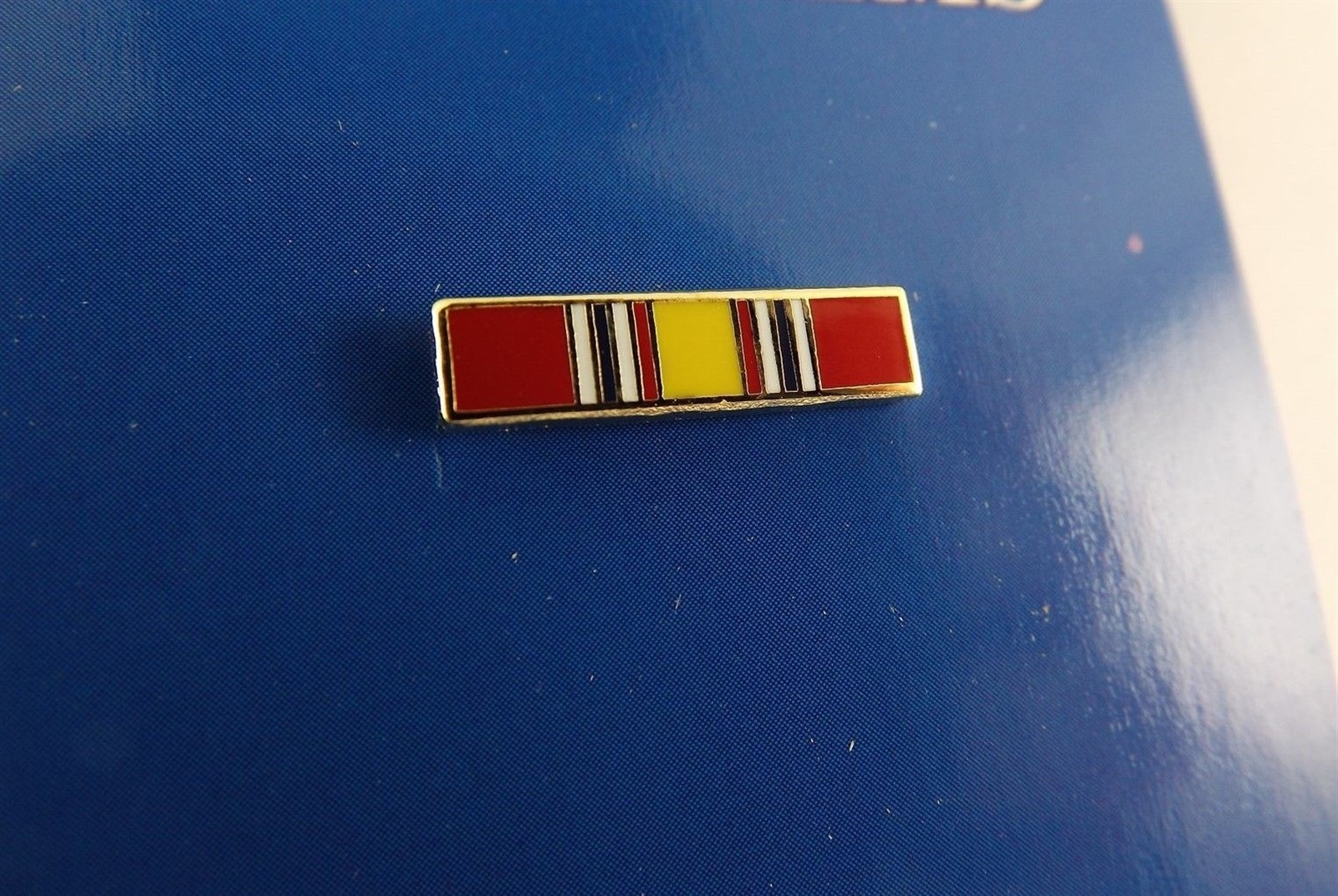 FREE SHIP Lapel Pin NATIONAL DEFENSE Ribbon Enamel 11/16