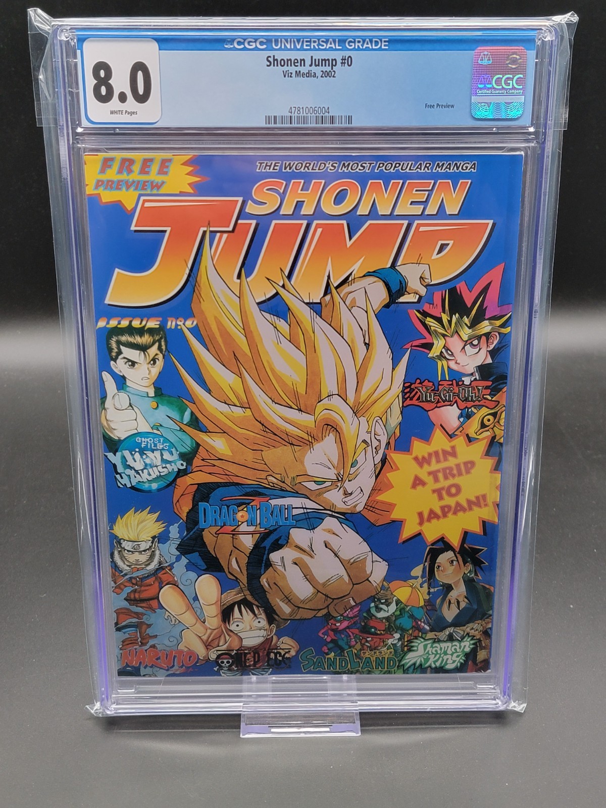 Shonen Jump #0  CGC 8.0 • Viz Media • 2002