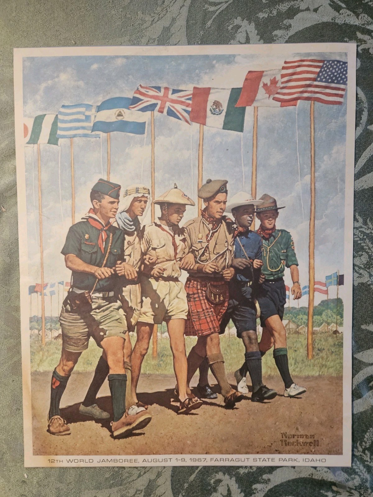 Norman Rockwell Boy Scouts Original Poster Collection 1960s Jamborees, Etc 