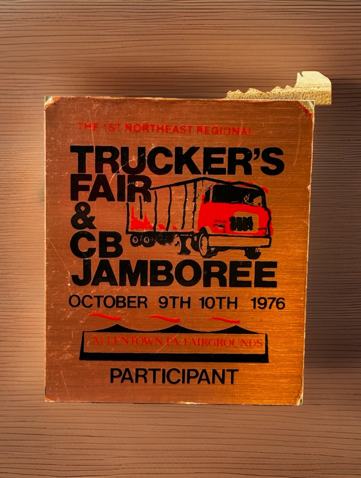 Northeast Regional Trucker's Fair & CB Jamboree Allentown Fairground PA Vtg 1976