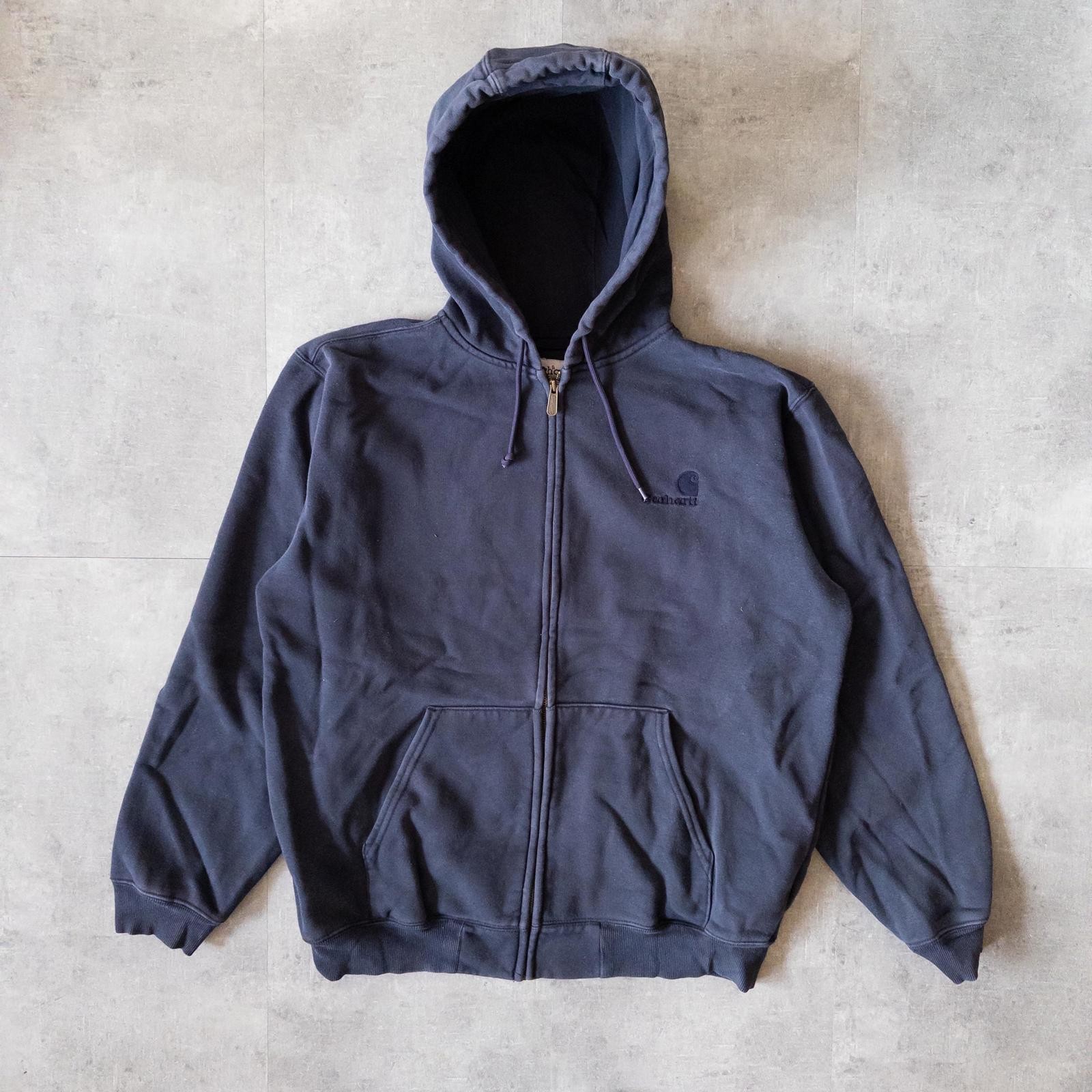 Vintage 90s Y2K Carhartt Zip Up Hoodie - Vintage Workwear