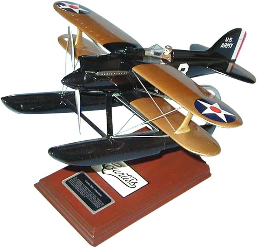 US Army Curtiss R3C-2 Jimmy Doolittle Desk Top Race Sea Model 1/20 SC Airplane