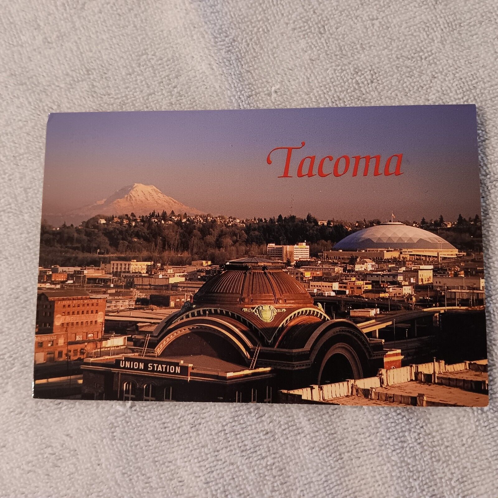 Mt Rainier Tacoma Washington Vintage Postcard