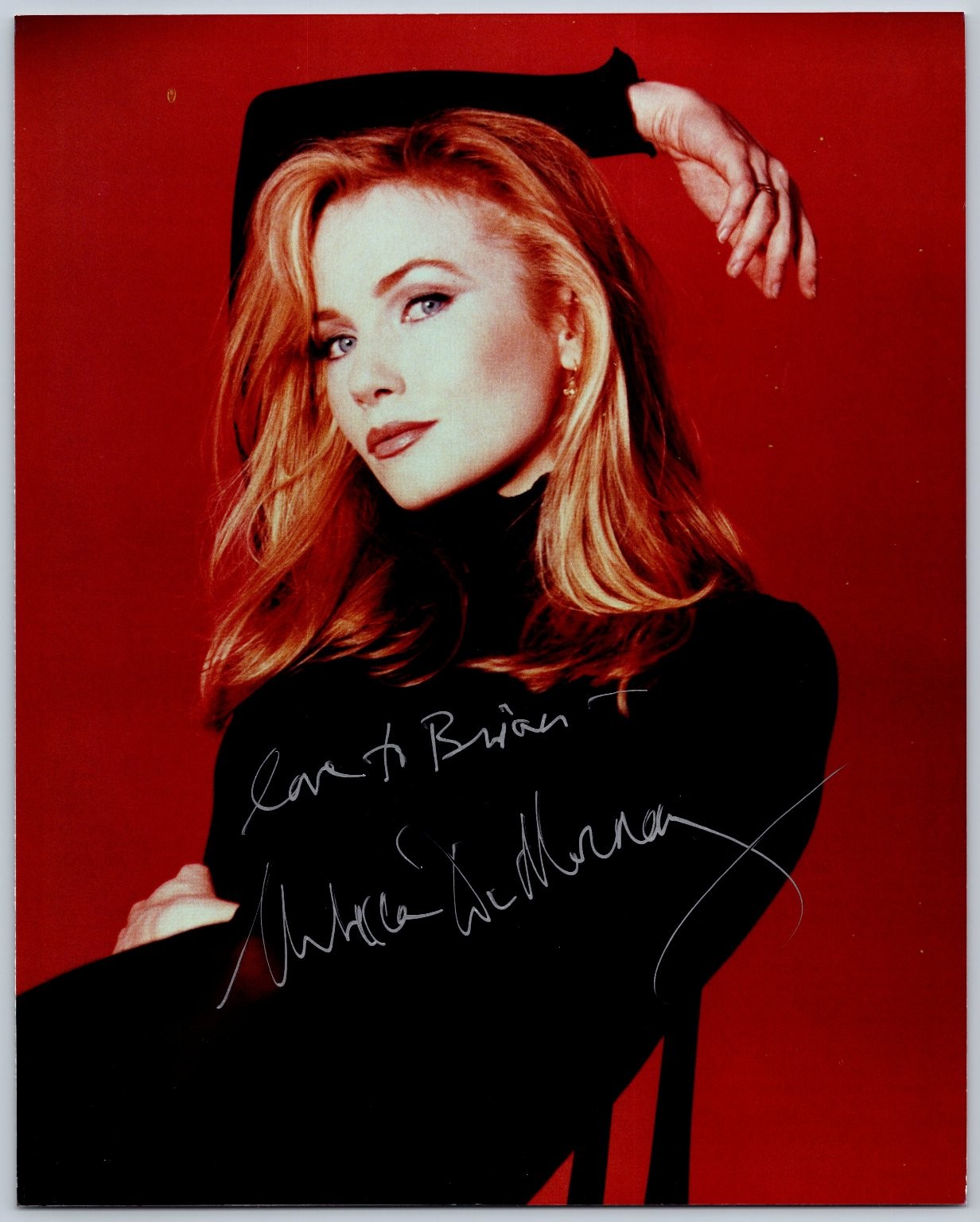 Rebecca De Mornay Autographed Photo Actress Signed \