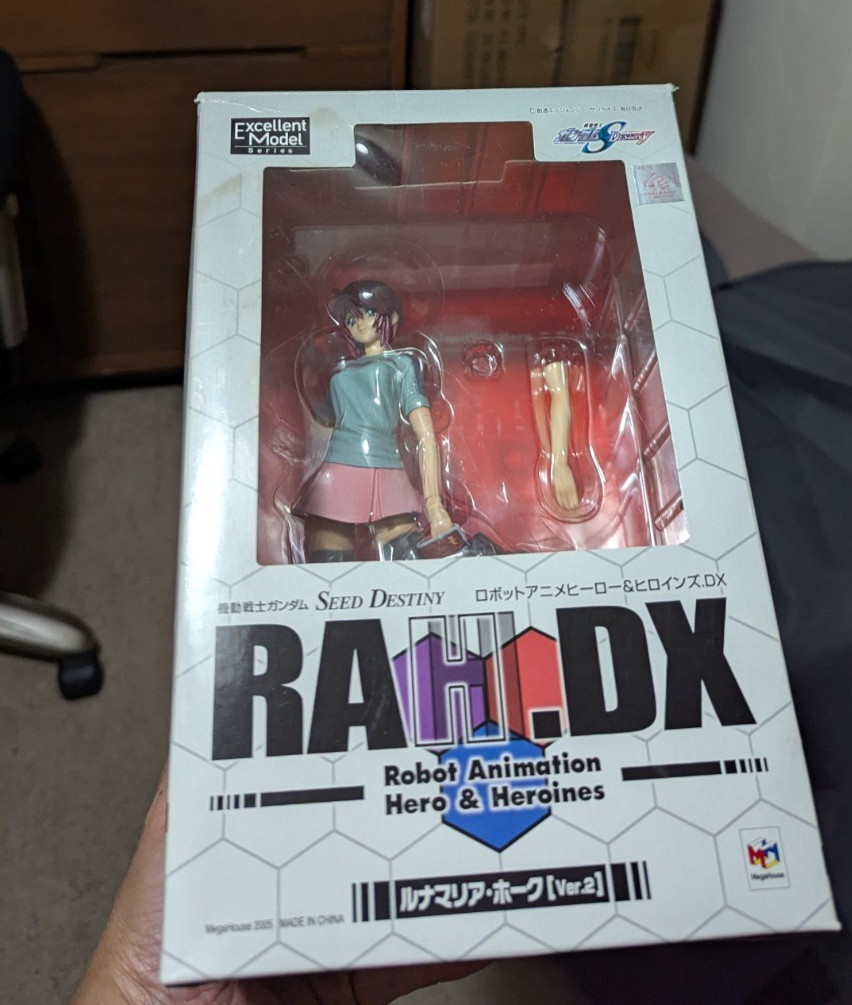Rare MegaHouse RAH DX Gundam SEED Destiny Lunamaria Hawke 1/8 Scale Figure