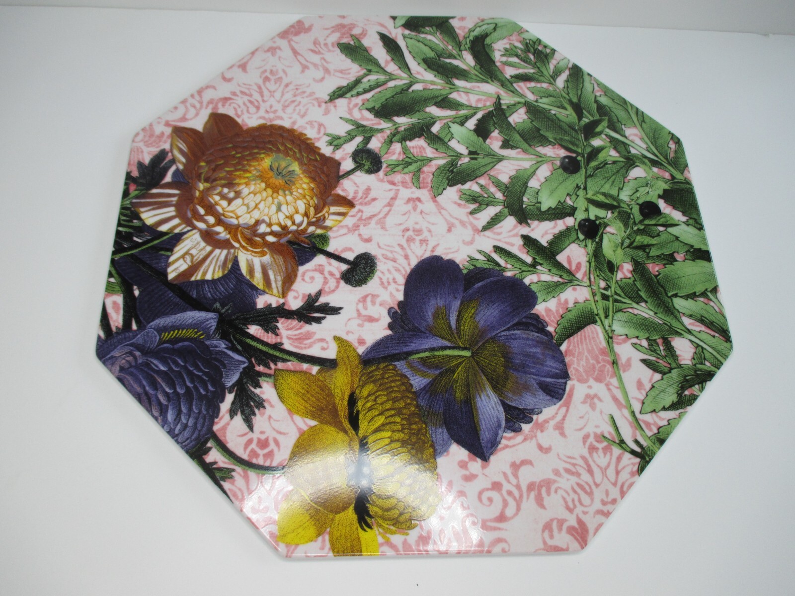 SAMBONET BY ROSENTHAL RARE OCTAGON PORCELAIN PLATTER/CUTTING BOARD 14\