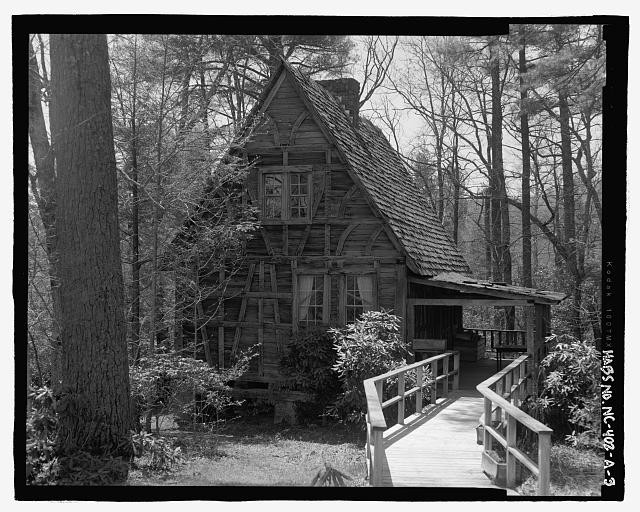 Photo:Brevard NC Biltmore Forestry School Cantrell Creek Lodge 1900s Cabin