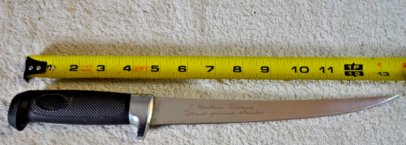 Finnish J. Marttiini Hand Ground Stainless Fixed Blade Knife