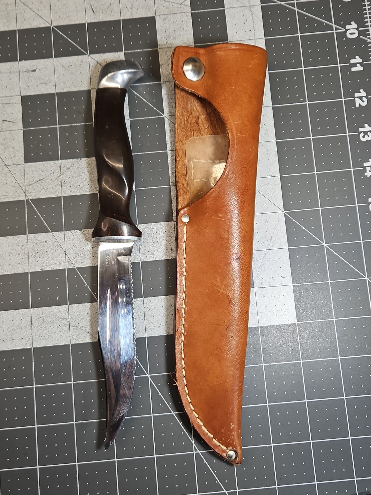 Vintage Cutco 1769 Hunting Fishing Knife 10\