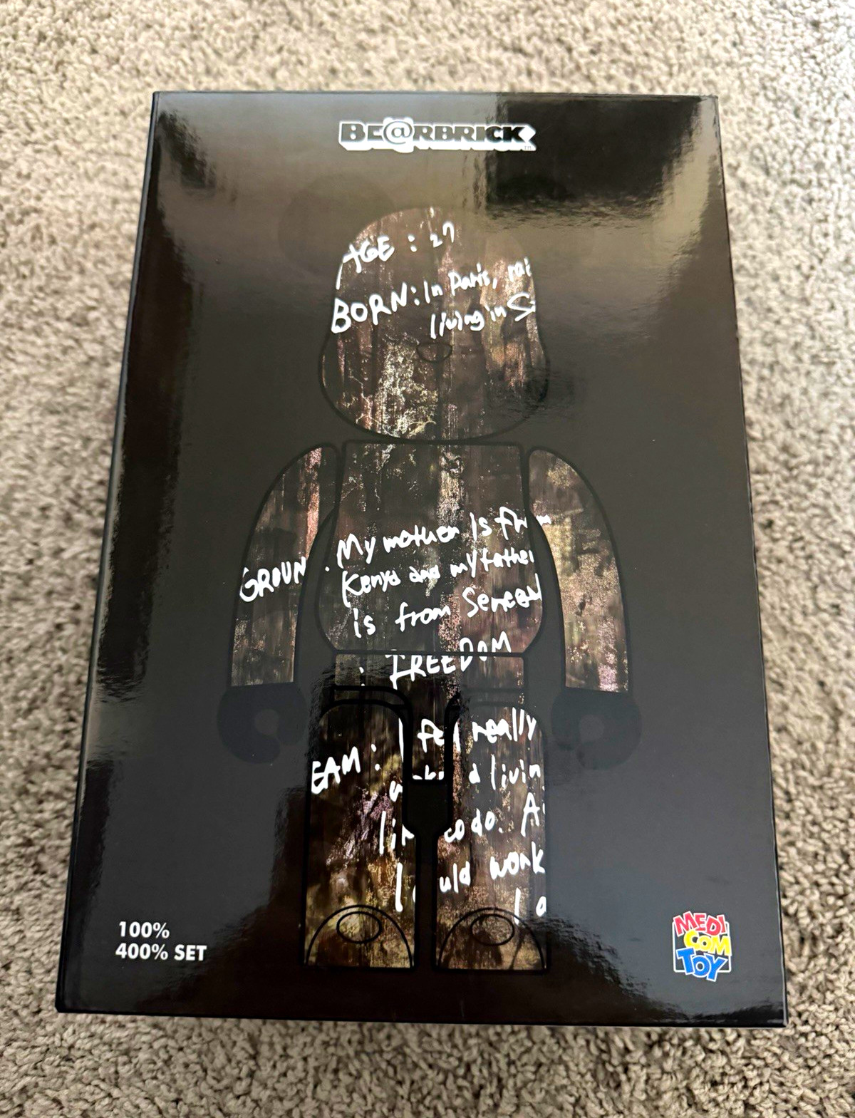 Medicom Toy BE@RBRICK Black Scandal Yohji Yamamoto 100%/400% Set