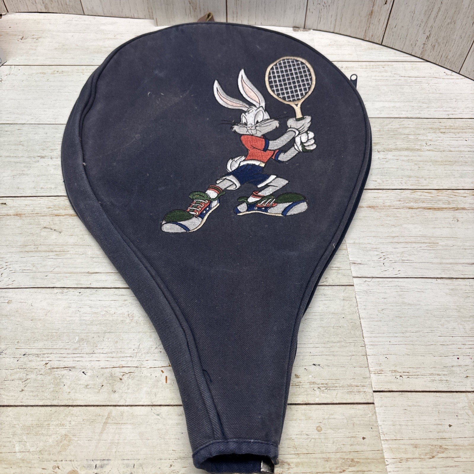 VTG 1995 Warner Bros Looney Tunes Bugs Bunny Tennis Racket Cover