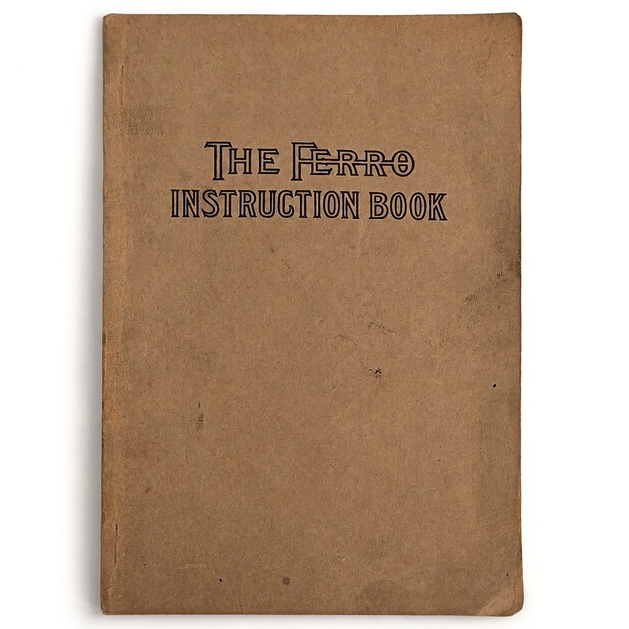 Antique 1911 Ferro Marine Engine Instruction Manual Book Cleveland OH Gas Engine