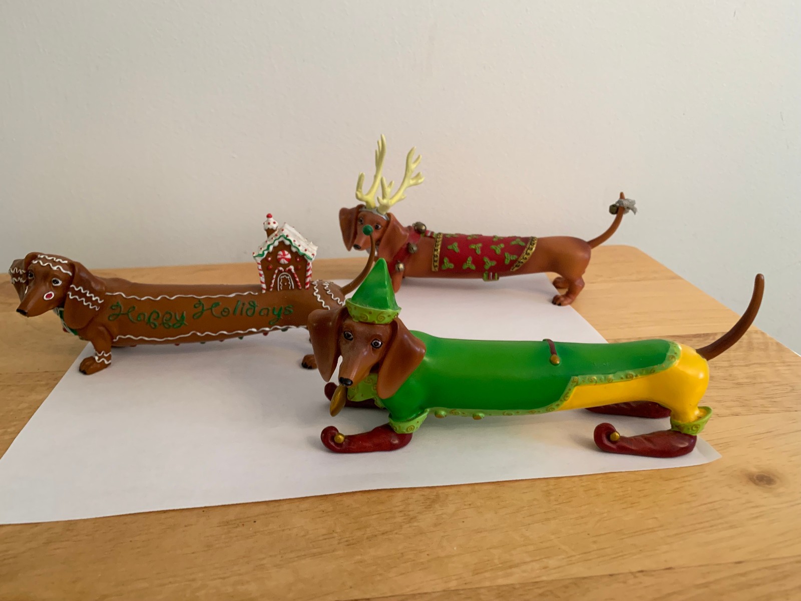 Westland hot diggity dog Christmas themed set
