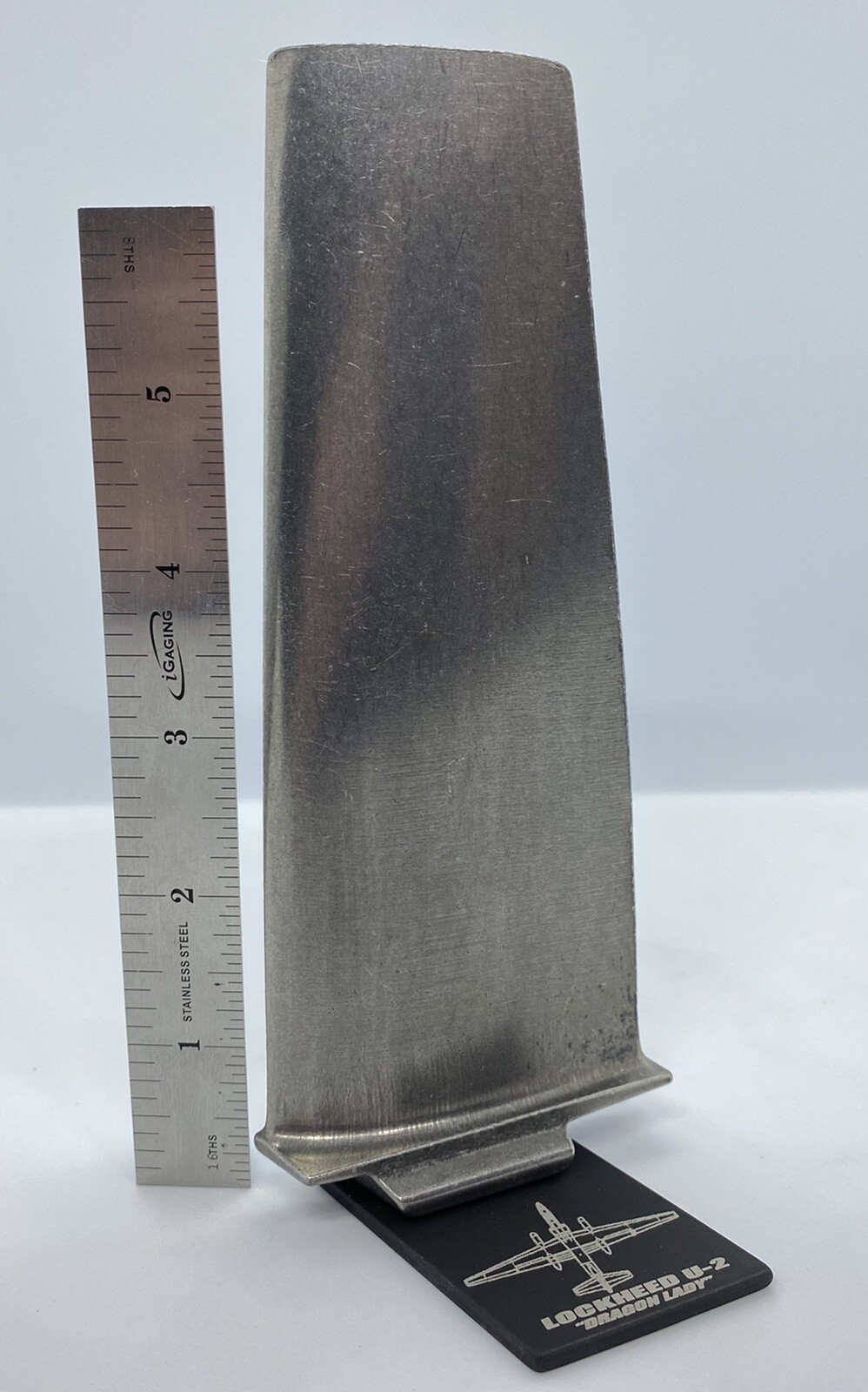 Lockheed U-2 Spy plane Jet Engine Blade Turbine USAF Pilot Gift Skunk Works Lockheed U-2 Spy plane Jet Engine Blade Turbine USAF Pilot Gift Skunk Works