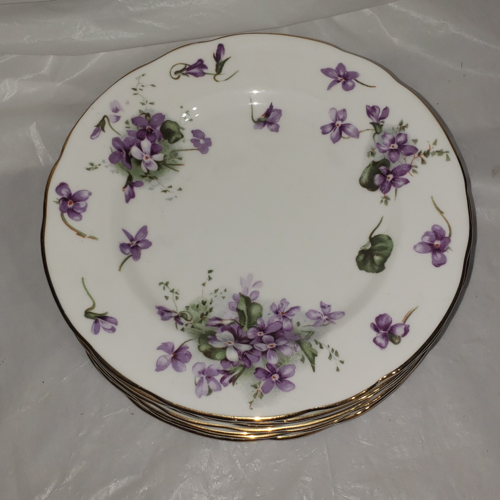 Hammersley Victorian Violets Dessert Plate 7\