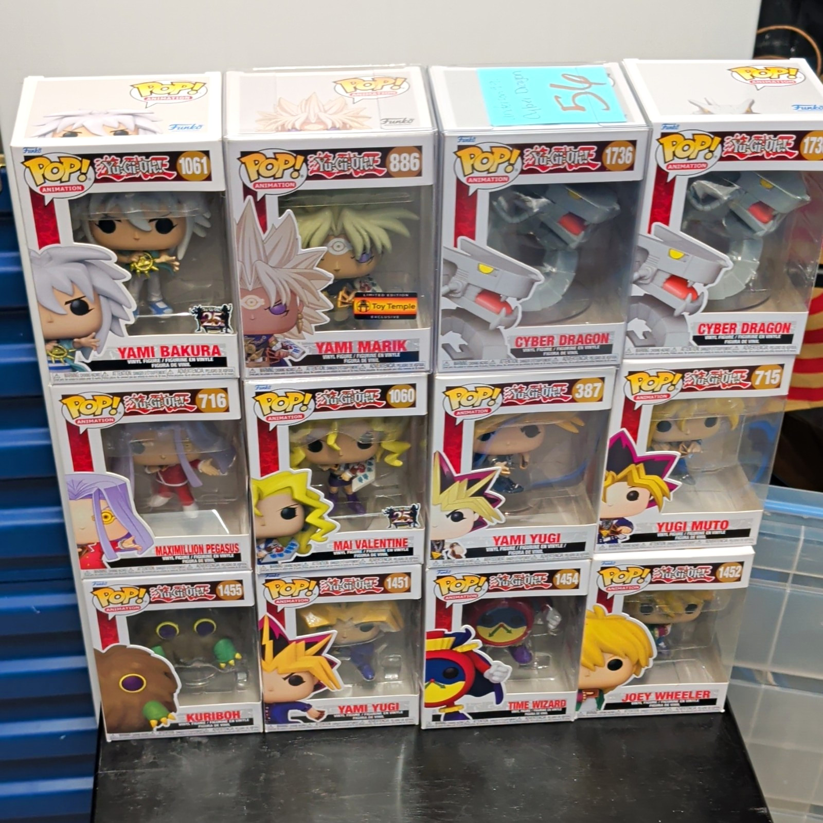 Funko Pop Yu-Gi-Oh Vinyl Figure Mixed Lot of 15 Boxed Deluxe Toy Temple LOT