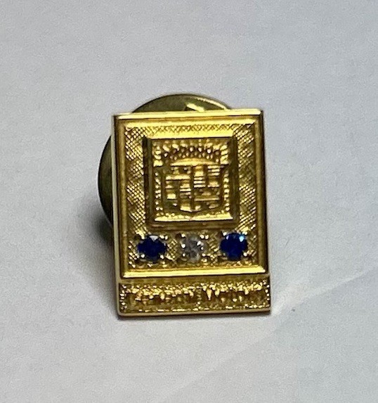 Vintage 1/10 10k Gold Fill General Motors Central Foundry Service Award Pin
