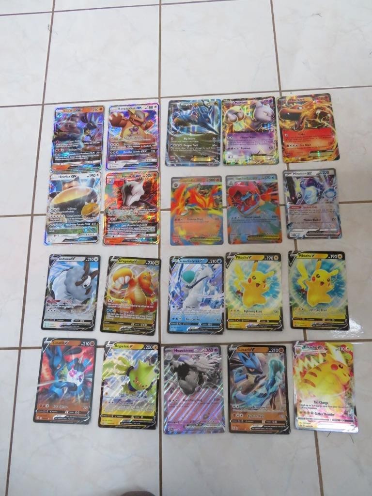 Pokemon Jumbo Promo Black Star Card Lot of 20 Pikachu Charizard Snorlax Marowak